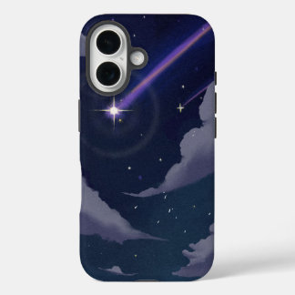 Coque Pour iPhone 16 Galaxy Night Sky Tirage Étoile Téléphone Case