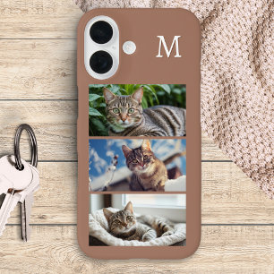 Coque Pour iPhone 16 Galerie de photos de chats Amateur d'animaux Initi