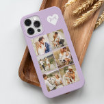 Coque Case-Mate iPhone Galerie Monogrammed de 8 Photos Personnalisées Coq<br><div class="desc">Personnalisez ce design avec 8 de vos photos préférées,  un monogramme,  un mot ou une date préférés pour un design unique et spécial.</div>