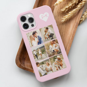 Coque Case-Mate iPhone Galerie Monogrammée de 8 Photos Personnalisées