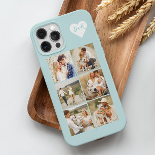 Coque Case-Mate iPhone Galerie Monogrammée de 8 Photos Personnalisées