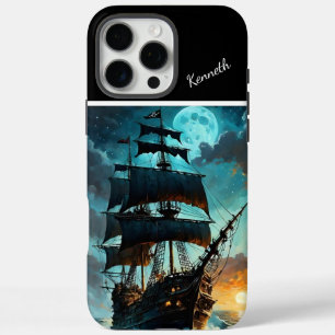 Coque iPhone 16 Pro Max Galleon Sous Ciel Lune