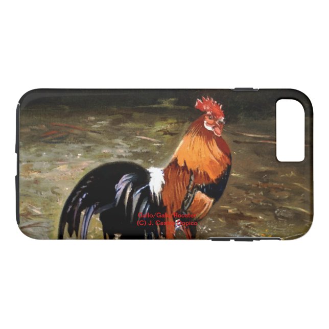 Coques Case-Mate iPhone Gallo/Galo/Rooster (Dos (Horizontal))