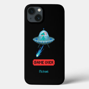 Case-Mate iPhone Case 'Game Over' Extraterrestre Pilotant un OVNI en Pix