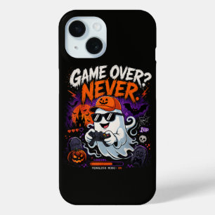 Coque Case-Mate iPhone Game Over Jamais Drôle Gamer Fantôme Halloween