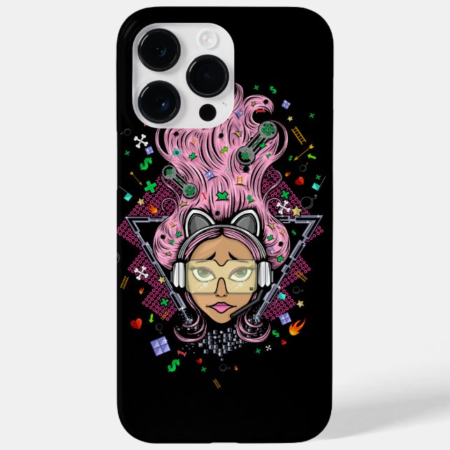 Coques Case-Mate iPhone Gamer fille (Verso)