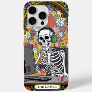 Coque Case-Mate iPhone Gamer Skeleton - Retro Floral Vibes Gaming Art