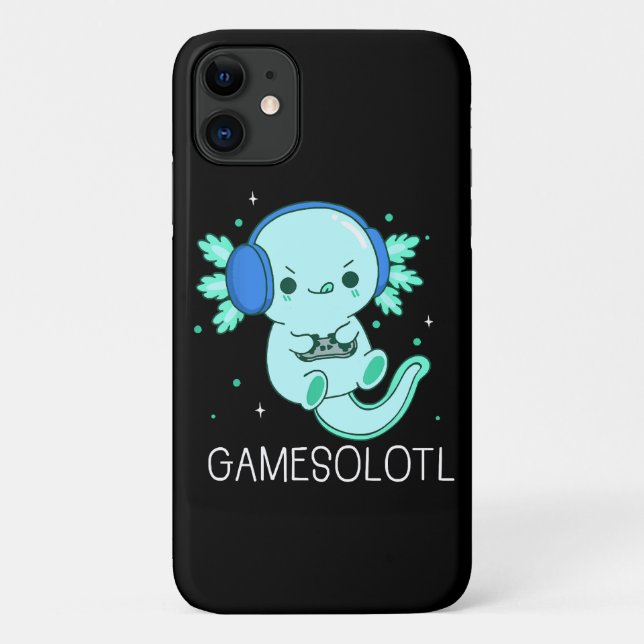 Coques Case-Mate iPhone Gamesolotl Axolotl Gamer (Dos)