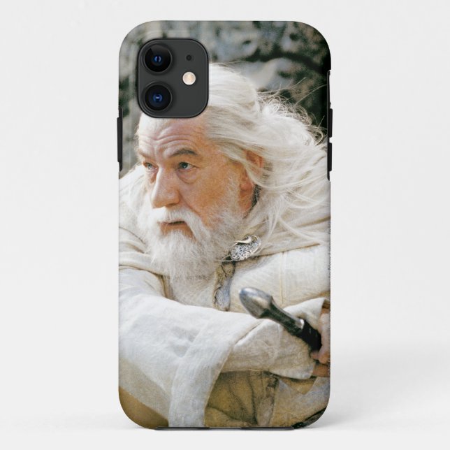 Coques Case-Mate iPhone GANDALF™ le blanc avec épée (Dos)