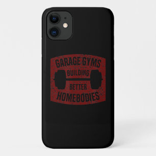 Case-Mate iPhone Case Garage Gyms Building Better Homebodies Barbell Gym