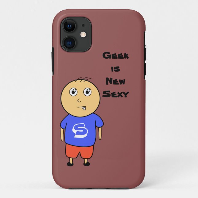 Coques Case-Mate iPhone Garçon de geek (Dos)