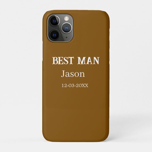 Coques Case-Mate iPhone garçon d'honneur enterrement de vie de jeune fille (Dos)