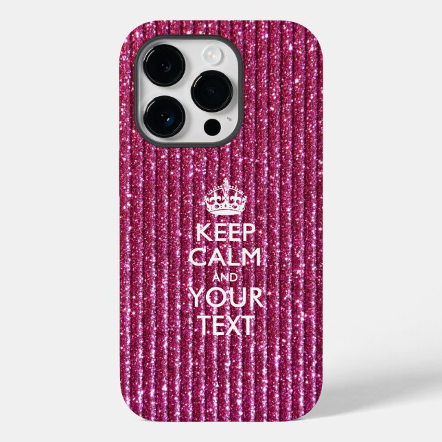 Coques Case-Mate iPhone Garde calme personnalisé ET Votre Texte (Verso)