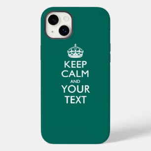Coque Case-Mate iPhone Garde calme personnalisé ET Votre Texte