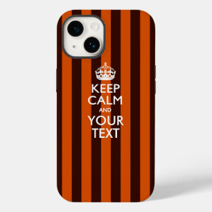 Coque Case-Mate iPhone Garde calme personnalisé ET Votre Texte