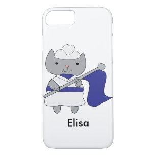 Coque Case-Mate iPhone Garde couleur bleu chat