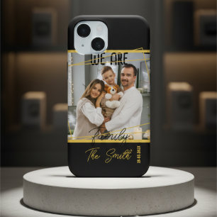 Coque iPhone 16 Pro Max Garde-mémoire Luxueux Personnalisé Photo Chic Noir