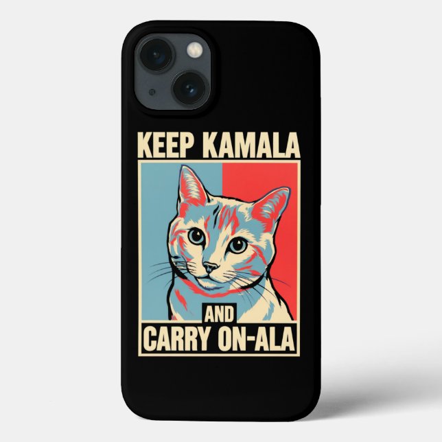 Coques Case-Mate iPhone Garder Kamala et continuer-A-La LA Kamala Harris (Verso)
