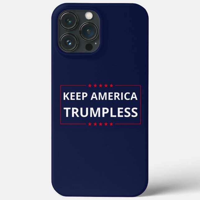 Coques Case-Mate iPhone Garder l'Amérique sans Trump VI (Verso)