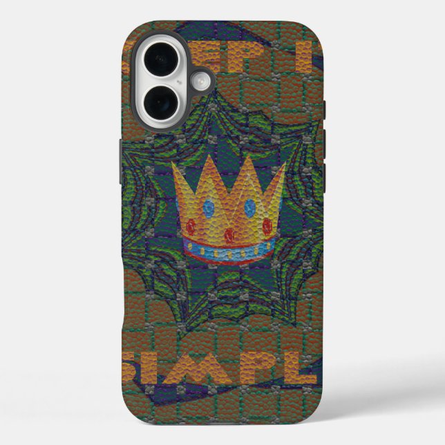 Coques Case-Mate iPhone Gardez la simplicité : le design Motif de la Clart (Verso)