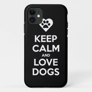 Coque Case-Mate Pour iPhone Gardez le calme et aimez les chiens