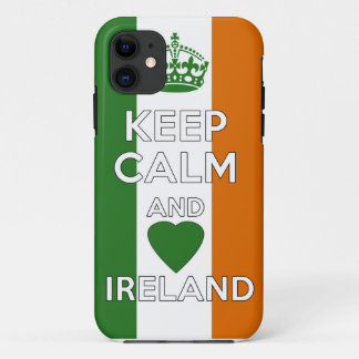 Case-Mate iPhone Case Gardez le calme et aimez l'Irlande