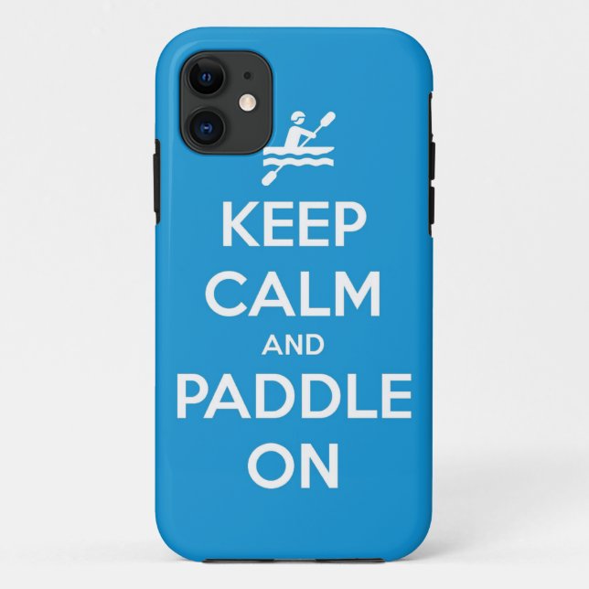 Coques Case-Mate iPhone gardez le calme et barbotez dessus (Dos)