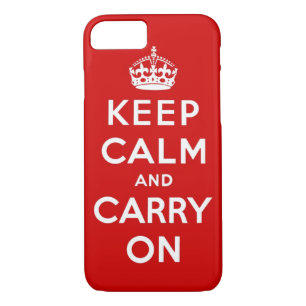 Coque Case-Mate Pour iPhone gardez le calme et continuez l'original