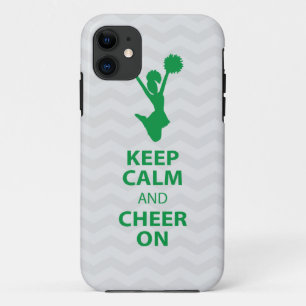 Coques Pour iPhone GARDEZ LE CALME et ENCOURAGEZ DESSUS - VERT - le