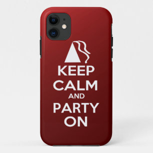 Coque Case-Mate iPhone Gardez le calme et la partie dessus