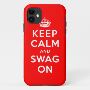 Case-Mate iPhone Case Gardez le calme et le butin dessus