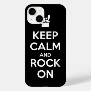 Coque Case-Mate iPhone Gardez le calme et le rock