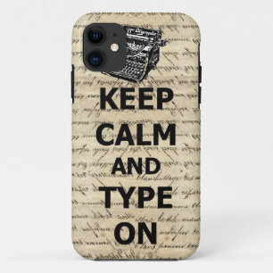 Etui iPhone Case-Mate Gardez le calme et le type dessus