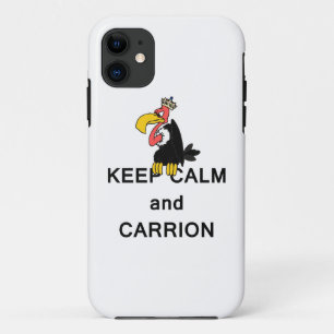 Coque Case-Mate iPhone Gardez le calme et le vautour de charogne
