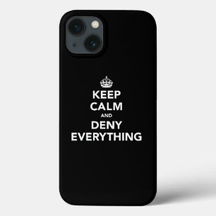 iPhone 13 Case Gardez le calme et refusez tout