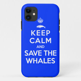 Coque Case-Mate Pour iPhone Gardez le calme et sauvez les baleines