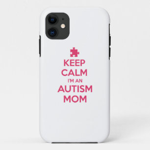 Coque Case-Mate Pour iPhone Gardez le calme que je suis une maman d'autisme