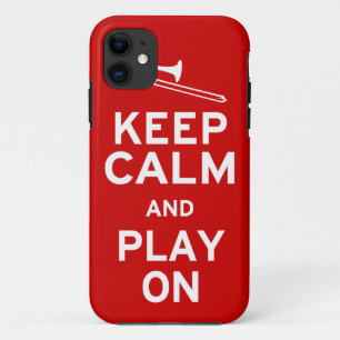 Coque Case-Mate iPhone Gardez le calme Trombone