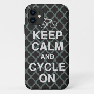 Coques Pour iPhone Gardez le cas calme de l'iPhone 5 de bicyclette