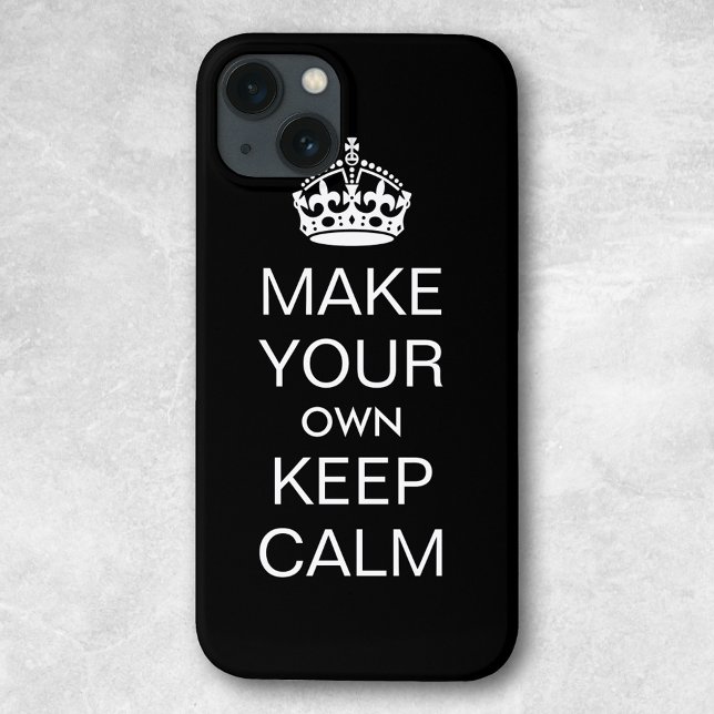 Coques Case-Mate iPhone Gardez le Modèle calme (Créateur téléchargé)