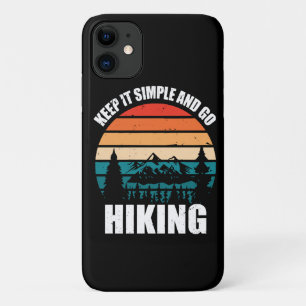 Case-Mate iPhone Case Gardez Les Choses Simples Et Partez Randonnée