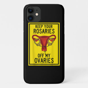 Case-Mate iPhone Case Gardez vos Rosaires hors de mes ovaires Drôle Femi