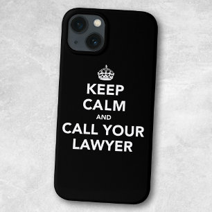Etui iPhone Case-Mate Gardez votre calme et appelez votre avocat Thème