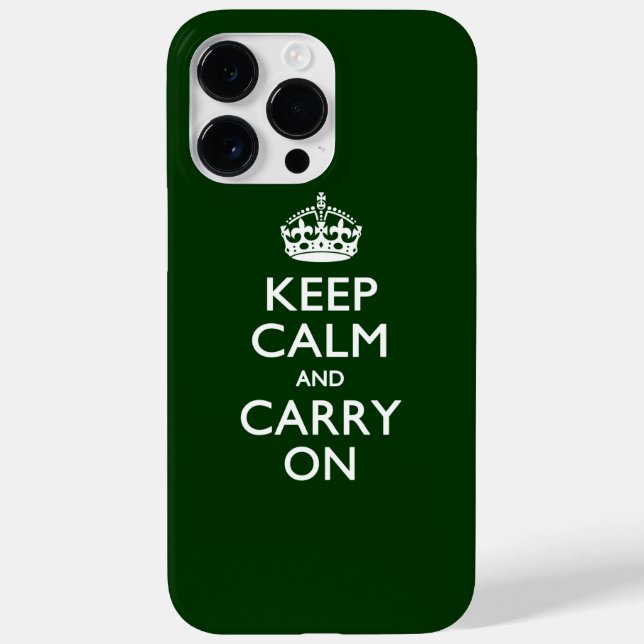 COQUES Case-Mate iPhone GARDEZ VOTRE CALME ET CONTINUEZ (Verso)