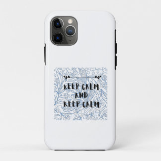 Case-Mate iPhone Case Gardez votre calme et restez calme