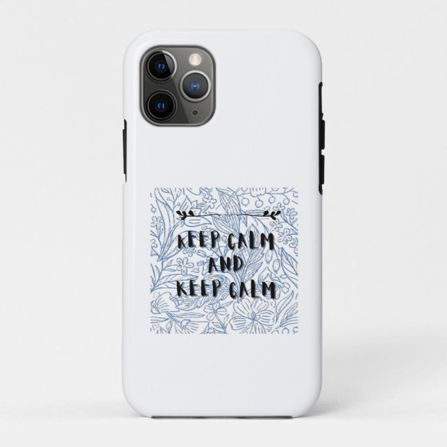 Coques Case-Mate iPhone Gardez votre calme et restez calme (Dos)