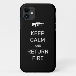 Case-Mate iPhone Case Gardez votre calme et ripostez