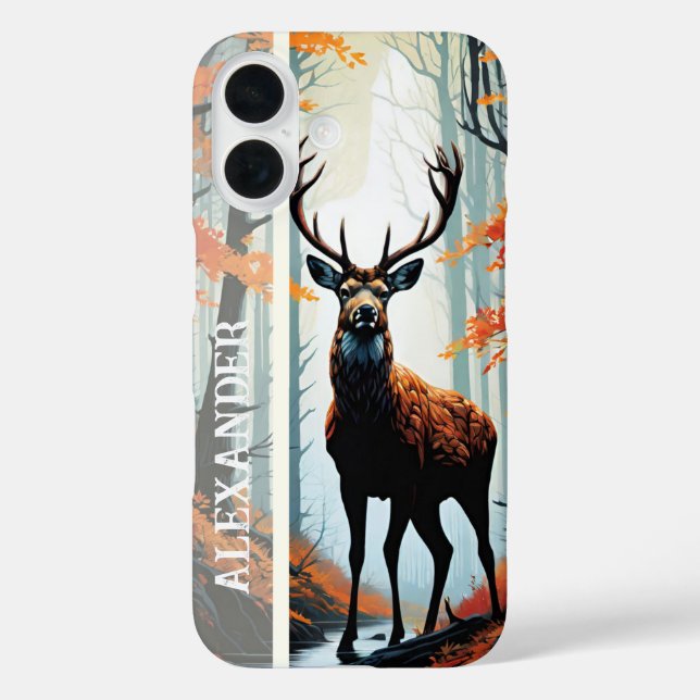 Coques Case-Mate iPhone Gardien de la forêt d'automne (Verso)