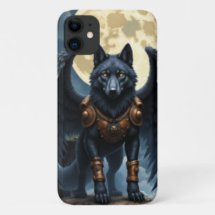 Case-Mate iPhone Case Gardien de la Lune – Le Loup à l'Aile Noire