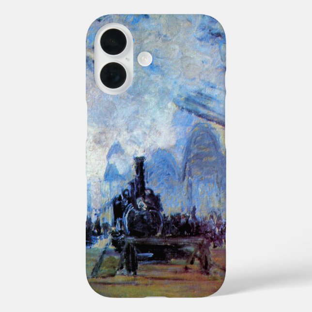 Coques Case-Mate iPhone Gare Saint-Lazare Train Station par Claude Monet (Verso)